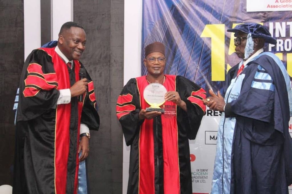 Conferment of African Regional Head of SPMDI on Alhaji Aliyu Orji Wamakko