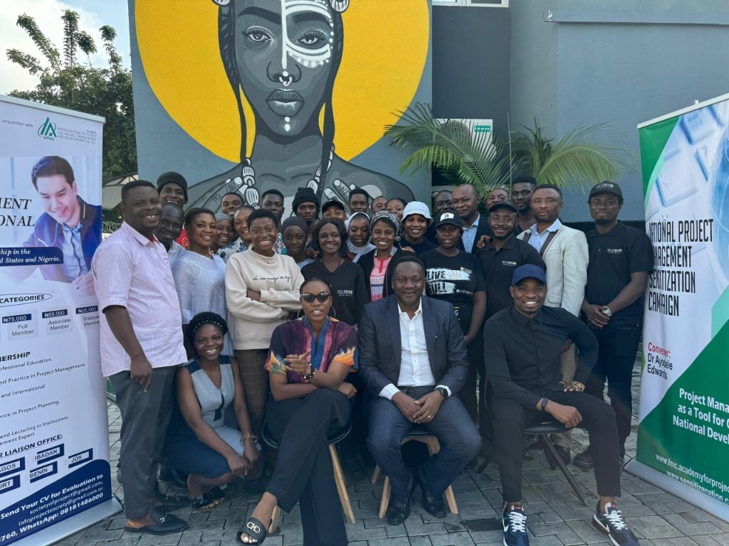 Empowering project leaders in Abuja | Dr. Ayodele Edwards facilitating the National Project Management Sensitization Program at Yellow Plate